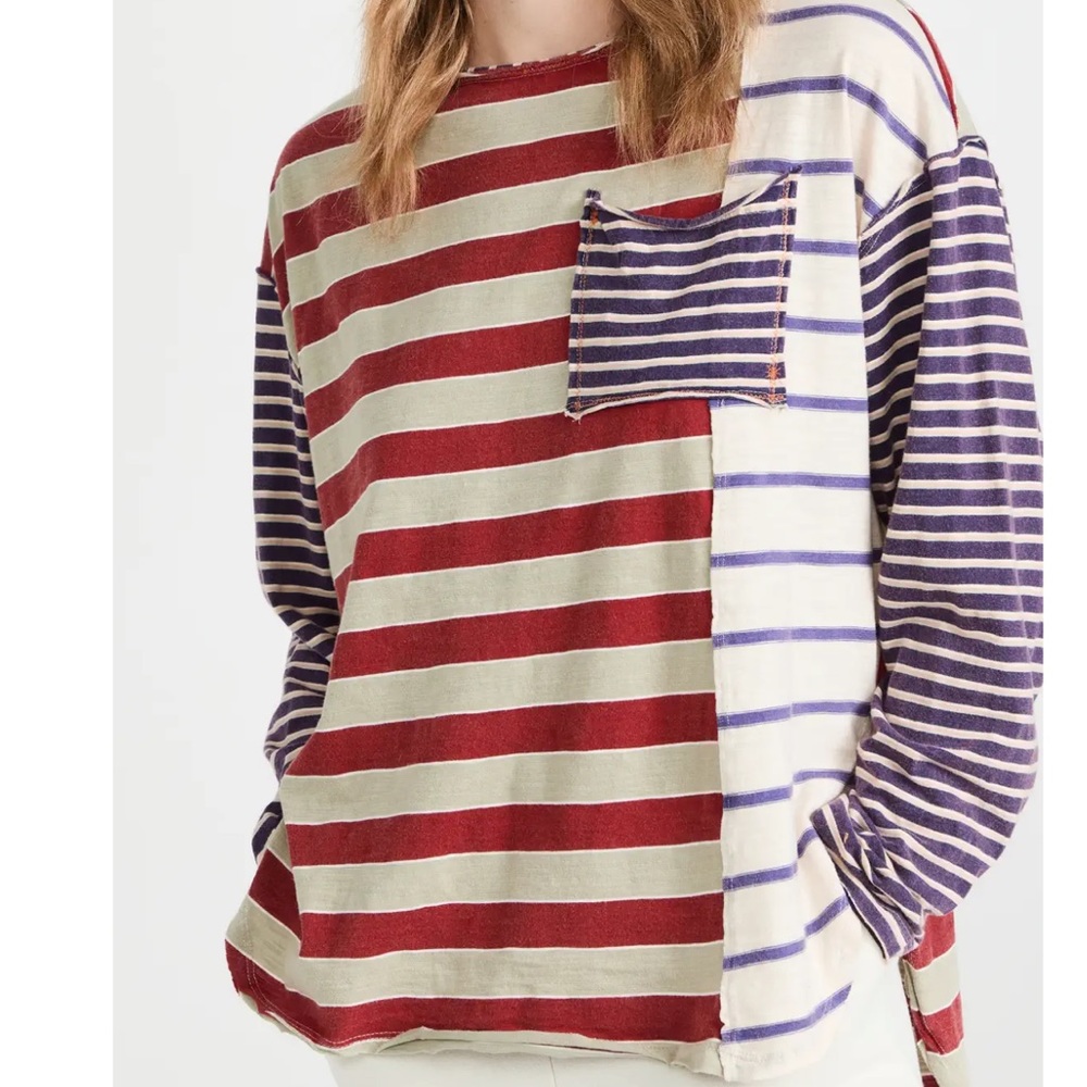NWT Free People | Stripey Prep T-Shirt | XS - Picture 5 of 16